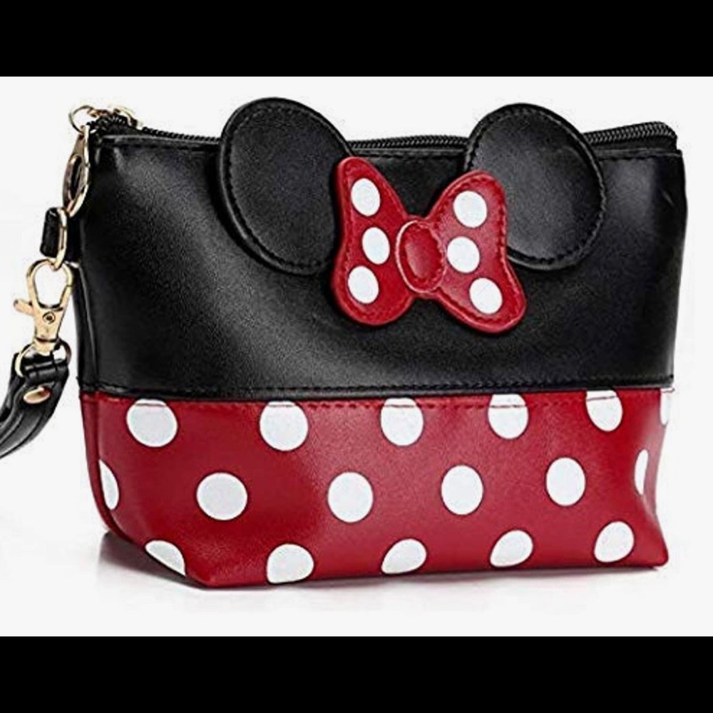 NWT Cartoon Leather Travel Makeup Handbag, NEW! Limited Edition